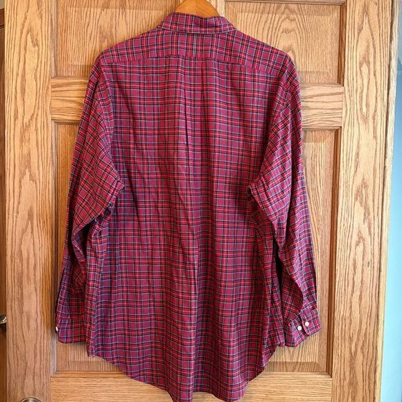 RALPH LAUREN Yarmouth 100% Cotton Plaid Button Down - Picture 10 of 11